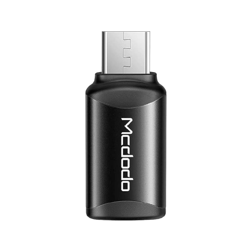 Adaptateur OTG Mcdodo OT-7690 – USB-C femelle vers Micro-USB – Noir