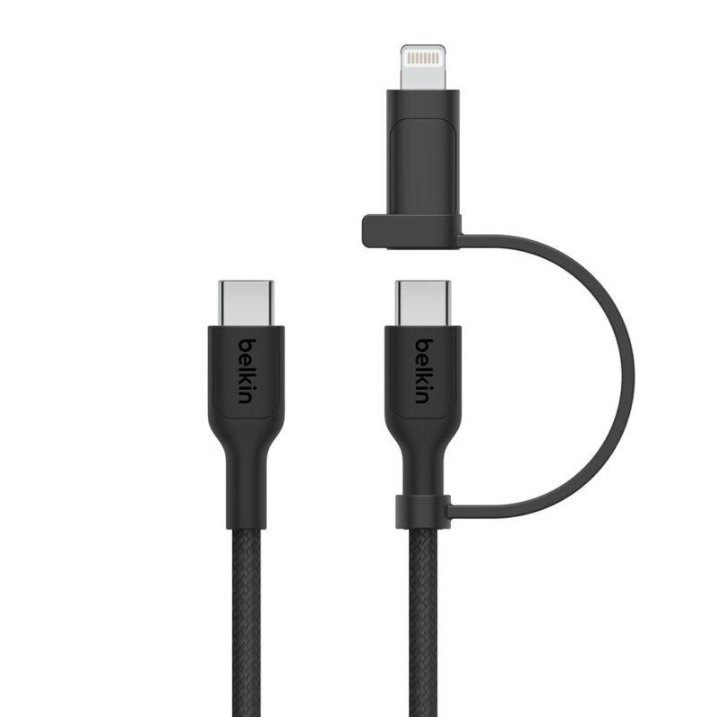 Câble 2-en-1 avec connecteurs USB-C et Lightning - Image 2