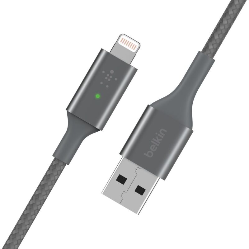Câble USB-A vers Lightning avec voyant de recharge LED - Image 3