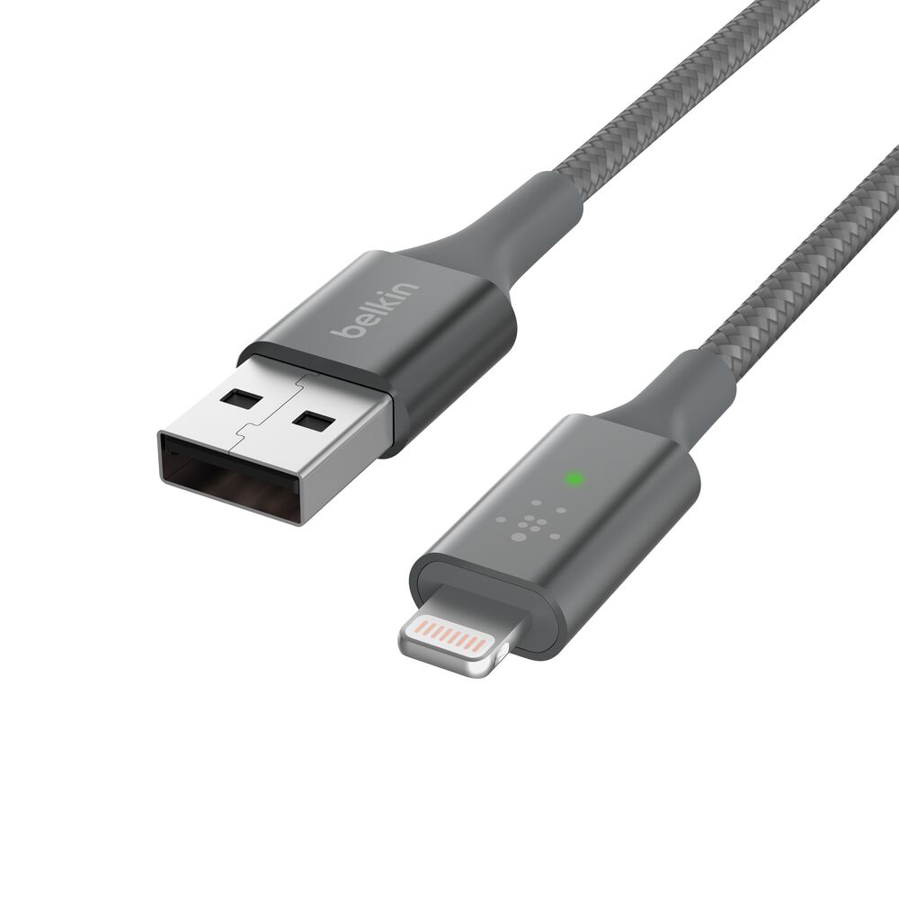 Câble USB-A vers Lightning avec voyant de recharge LED – Image 4