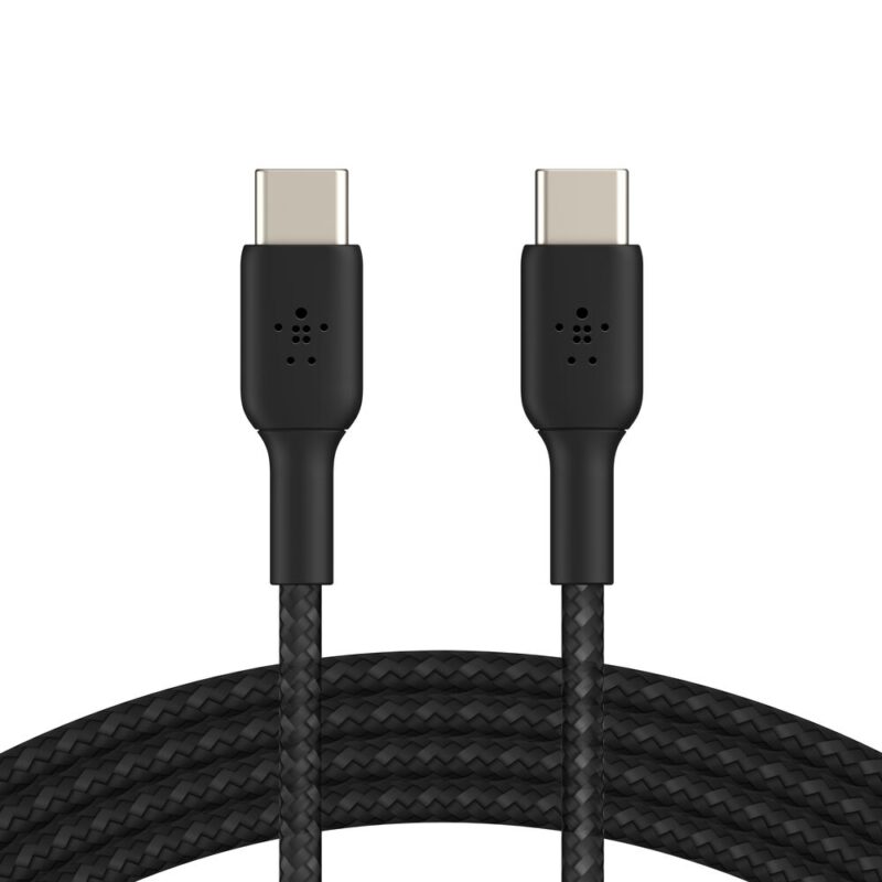 Câble USB-C vers USB-C avec gaine tressée (60 W)