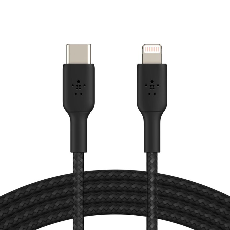 Câble à gaine tressée USB-C vers Lightning
