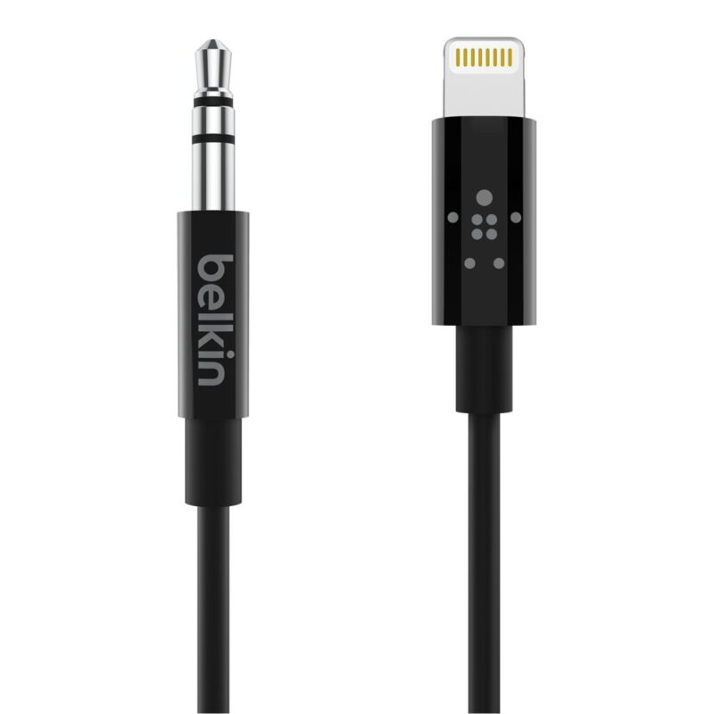 Câble audio 3,5 mm avec connecteur Lightning