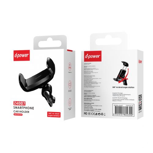Support voiture universel – D-Power Z4007 – Noir